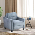 Wygodna sofa lub fotel tapicerowane aksamitem