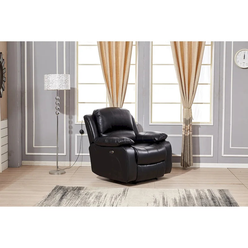 Reconstituted Leather Electric Recliner (Single-Seater)