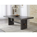 Burkhaus Dark Brown Rectangle Dining Room Extendable Table - 40 W x 90 D x 30.25 H