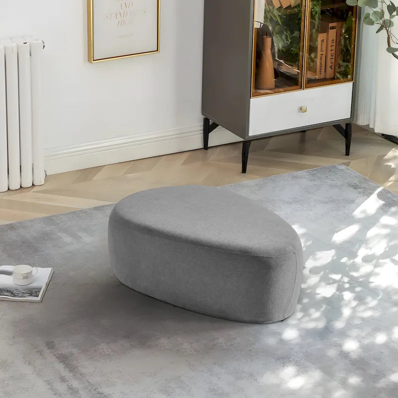Pouf decorativo triangolare moderno imbottito