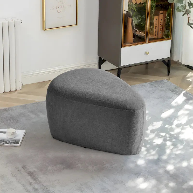 Pouf decorativo triangolare moderno imbottito
