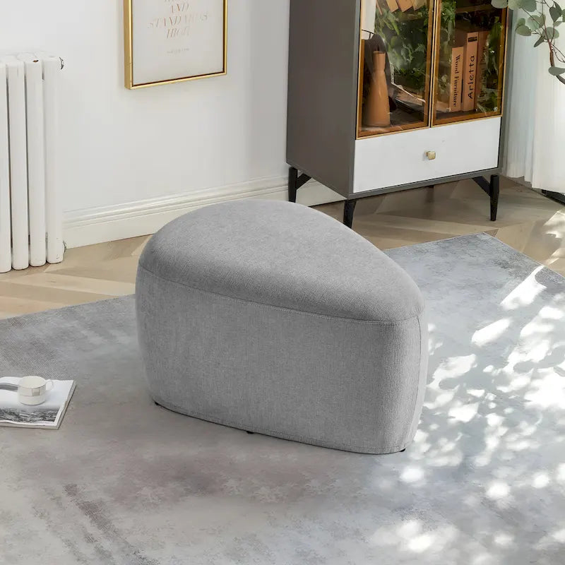 Pouf decorativo triangolare moderno imbottito