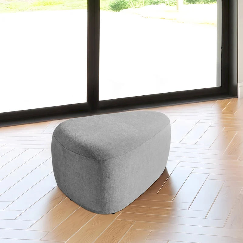 Pouf decorativo triangolare moderno imbottito