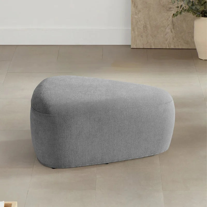 Pouf decorativo triangolare moderno imbottito