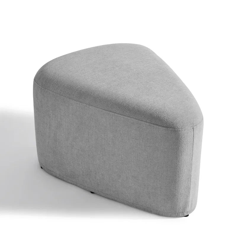 Pouf decorativo triangolare moderno imbottito