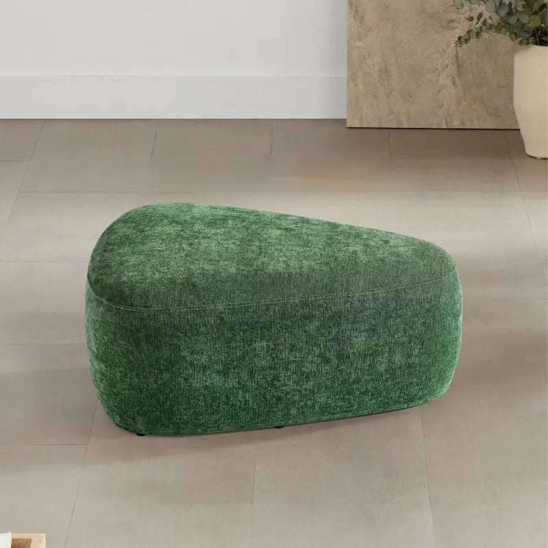 Pouf decorativo triangolare moderno imbottito