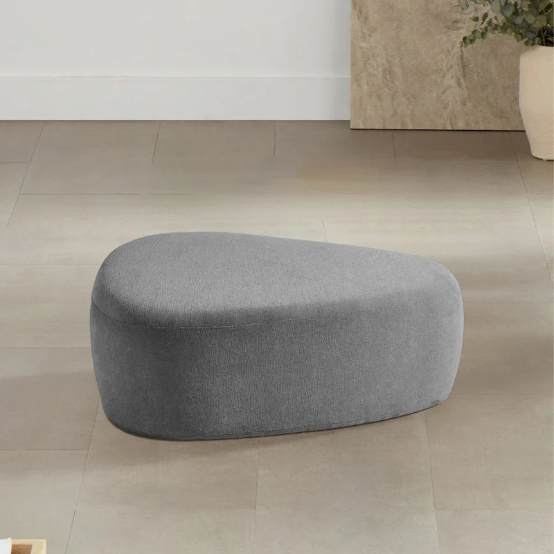 Pouf decorativo triangolare moderno imbottito
