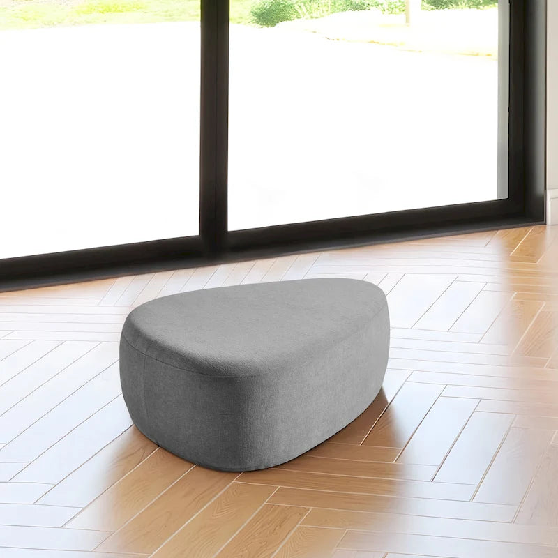 Pouf decorativo triangolare moderno imbottito