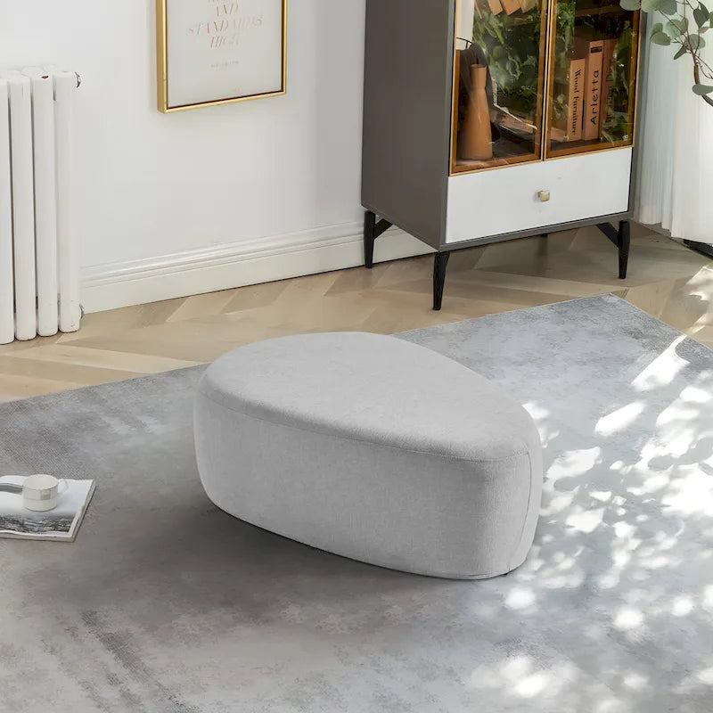 Pouf decorativo triangolare moderno imbottito