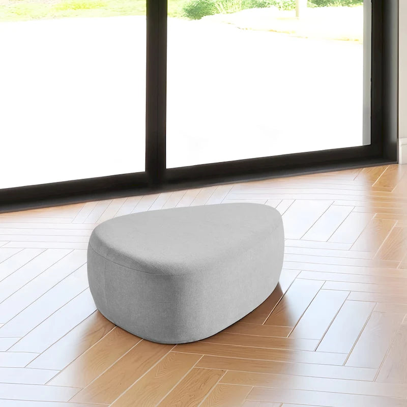 Pouf decorativo triangolare moderno imbottito