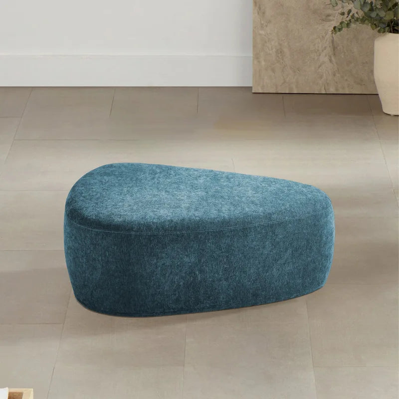 Pouf decorativo triangolare moderno imbottito