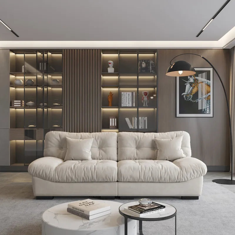 Minimalistyczna dwuosobowa sofa Cloud