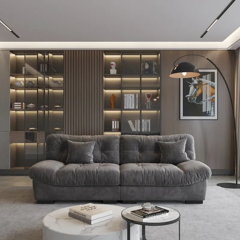 Minimalistyczna dwuosobowa sofa Cloud