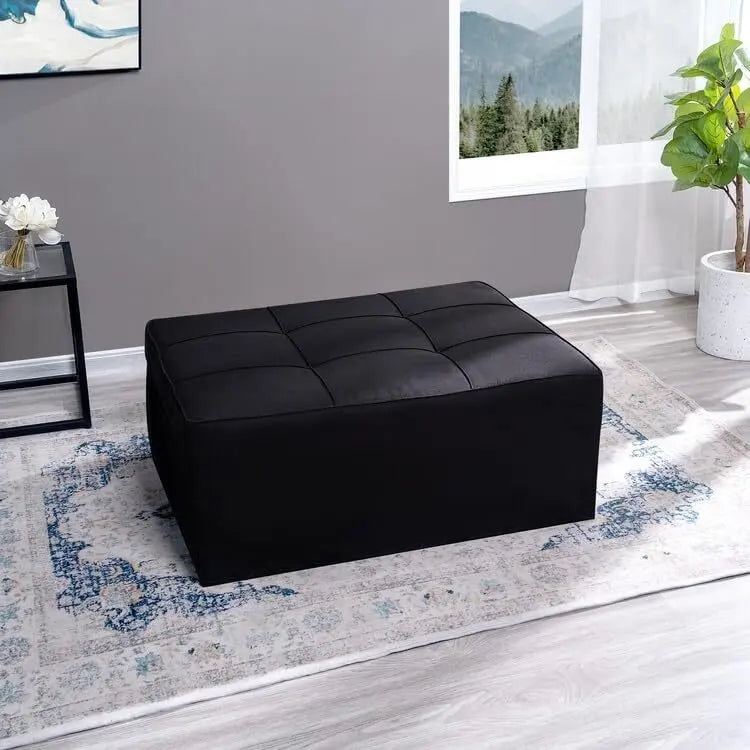 Poltrona letto, pouf letto trasformabile multifunzione 4 in 1, poltrona letto in lino traspirante, divano letto trasformabile