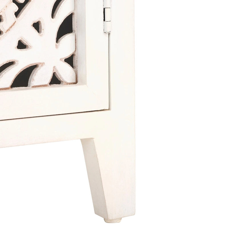 Two-Tier, Two-Door Multimedia Cabinet (Fully Assembled) - 42" Wide x 15" Deep x 26" High - 42Wx15Dx26H