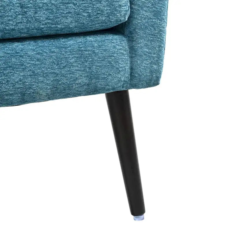 Poltrona decorativa moderna, poltrona in ciniglia per il soggiorno, comoda poltrona lounge con imbottitura morbida per spazi ridotti e camere da letto