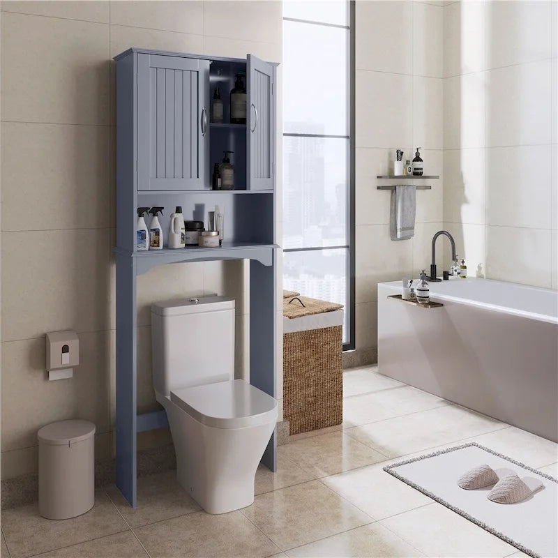 Oszczędzający miejsce organizer łazienkowy nad toaletę